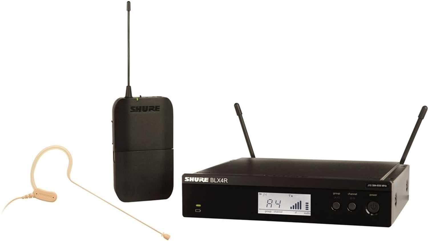Shure BLX14R/MX53 Wireless Headset Microphone - Professional Sound, Affordable Price!