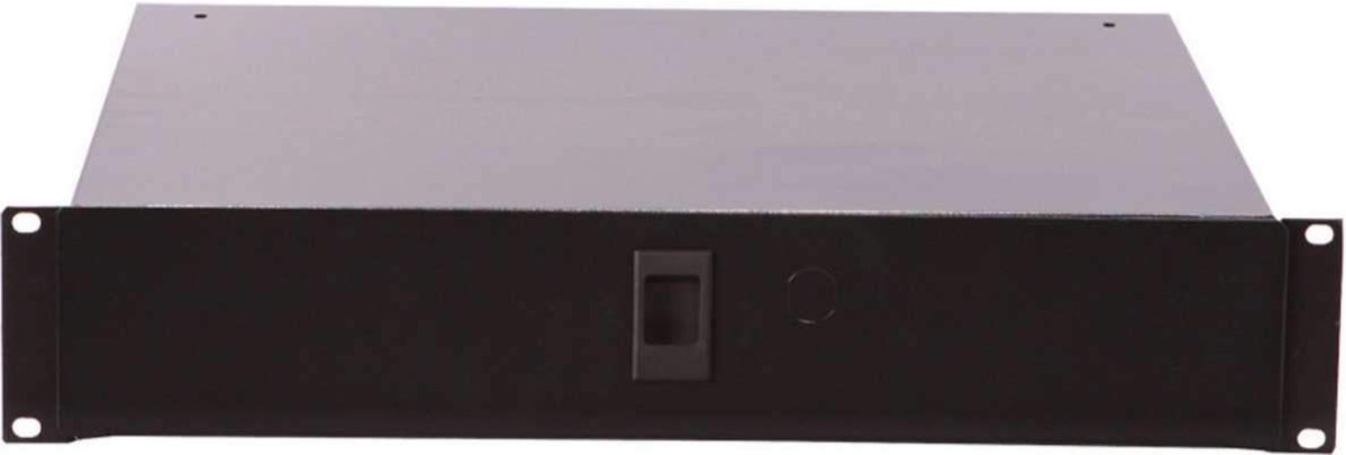 Gator 2U Microphone Rack Drawer - Secure & Spacious Storage for Your Microphone Collection