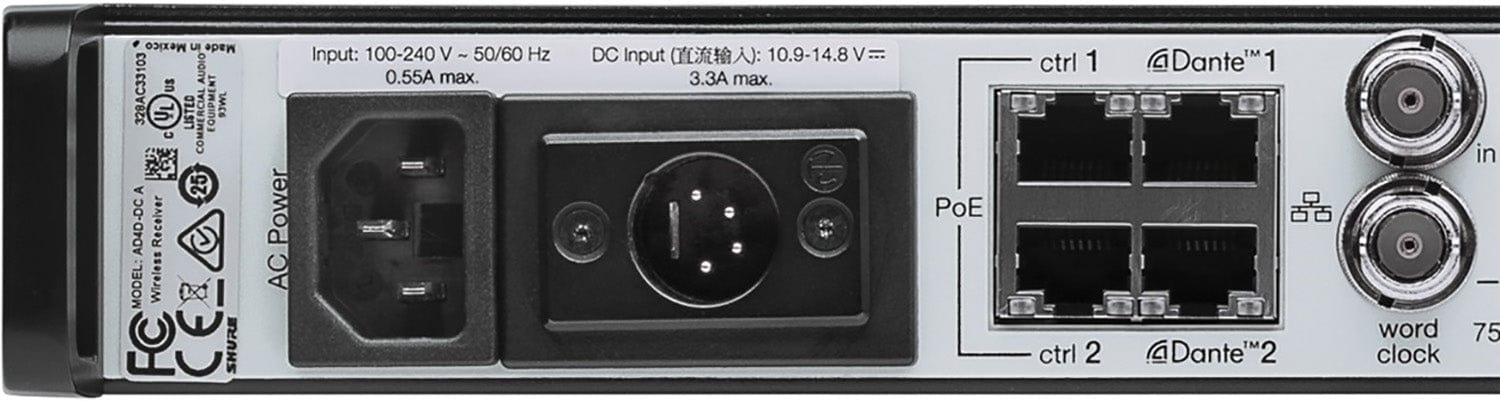Shure AD4QNP=-C 4，AD/ADX - C - 750 - 960 MHz，！