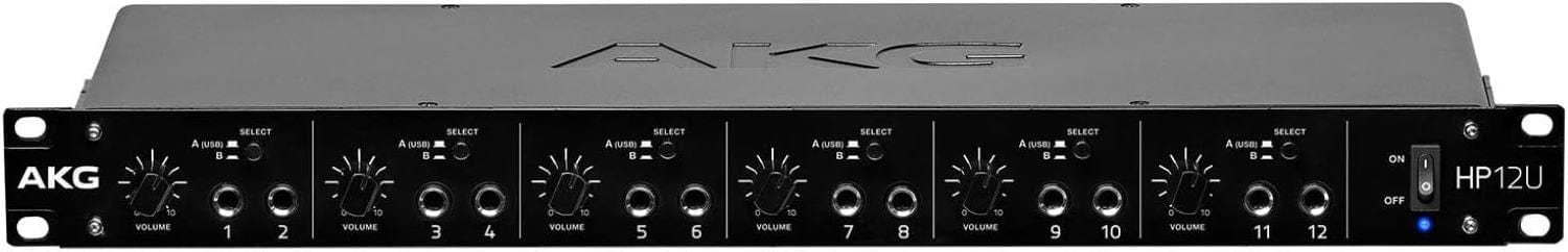 AKG HP12U Professional 12-Channel USB Headphone Amplifier - Unleash Superior Audio Monitoring
