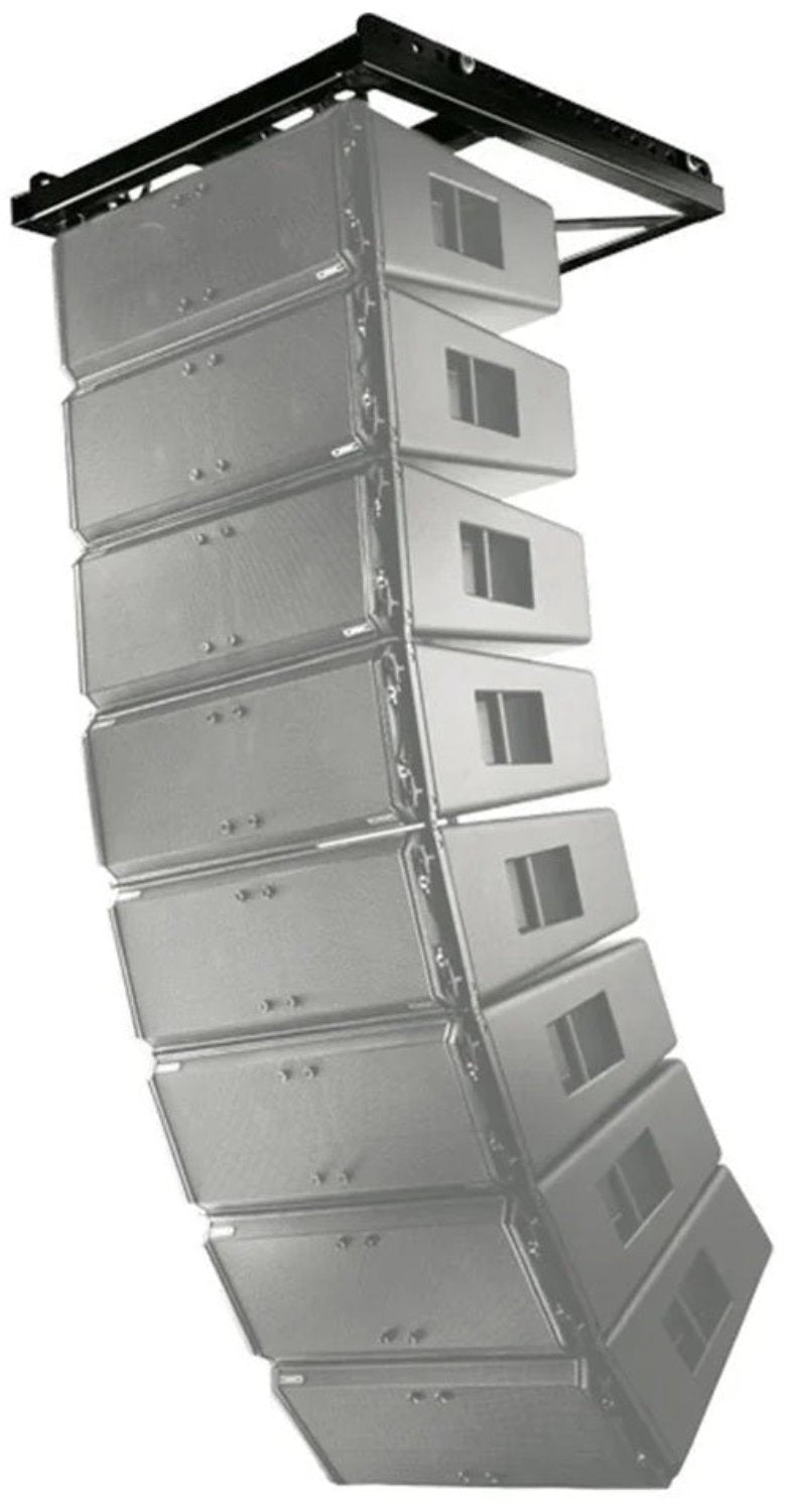 Q-SYS AF2102-LA-BK: The Ultimate Aluminum Array Frame for Wideline 10 - Wl2102 Speakers