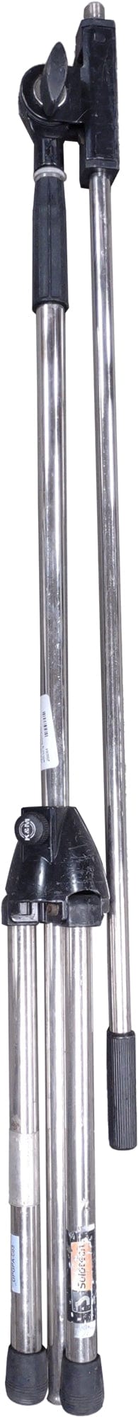 K&M Tall Chrome Microphone Stand with Long Boom Arm - Your Ultimate Recording Companion
