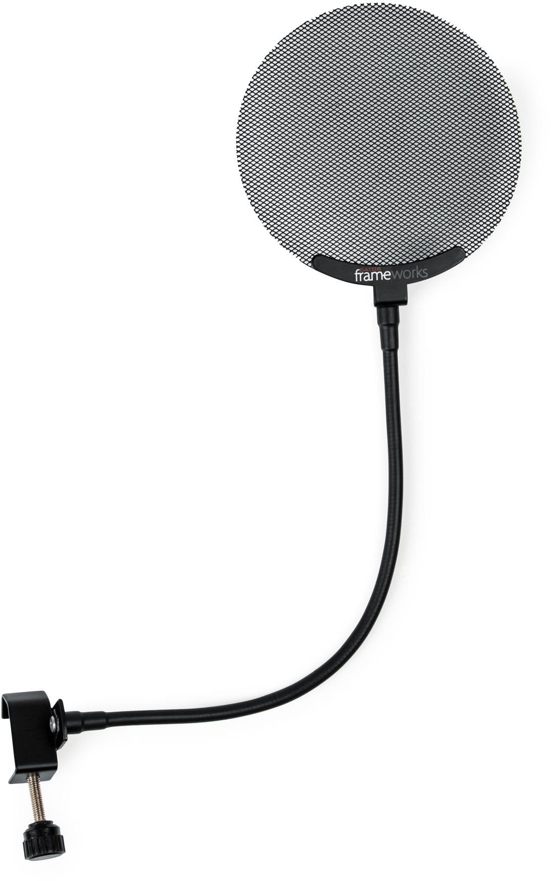 Gator Professional Metal Screen Pop Filter with 12.4-inch Gooseneck - Your Recording Essential