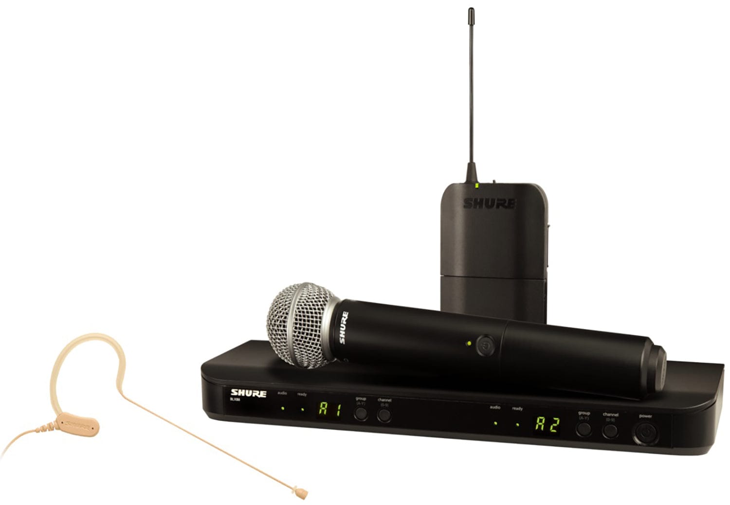 Shure BLX1288 Wireless Combo: Professional Sound with SM58 & MX153