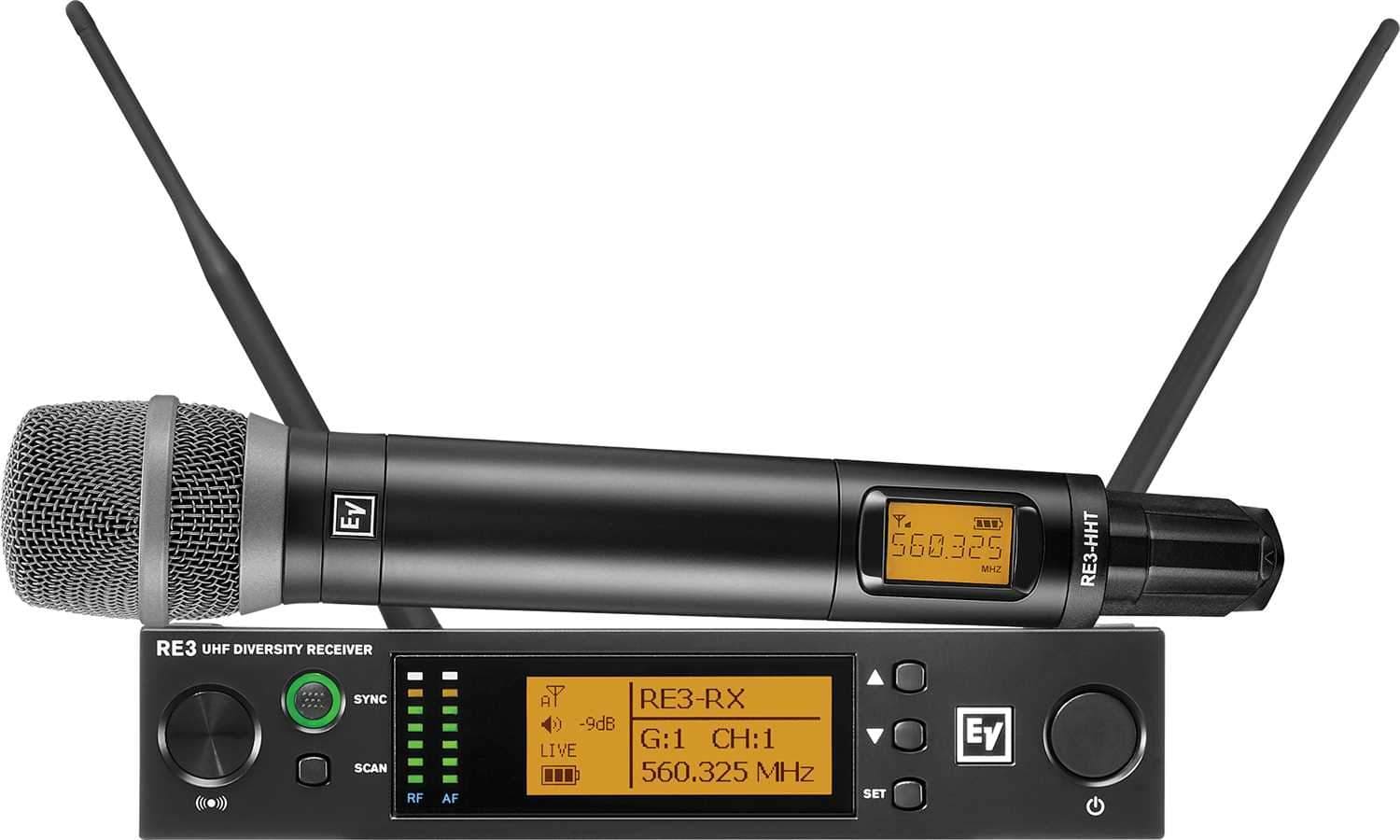 Electro-Voice RE3 RE520 5H Wireless Handheld Microphone Set - Unleash Your Voice