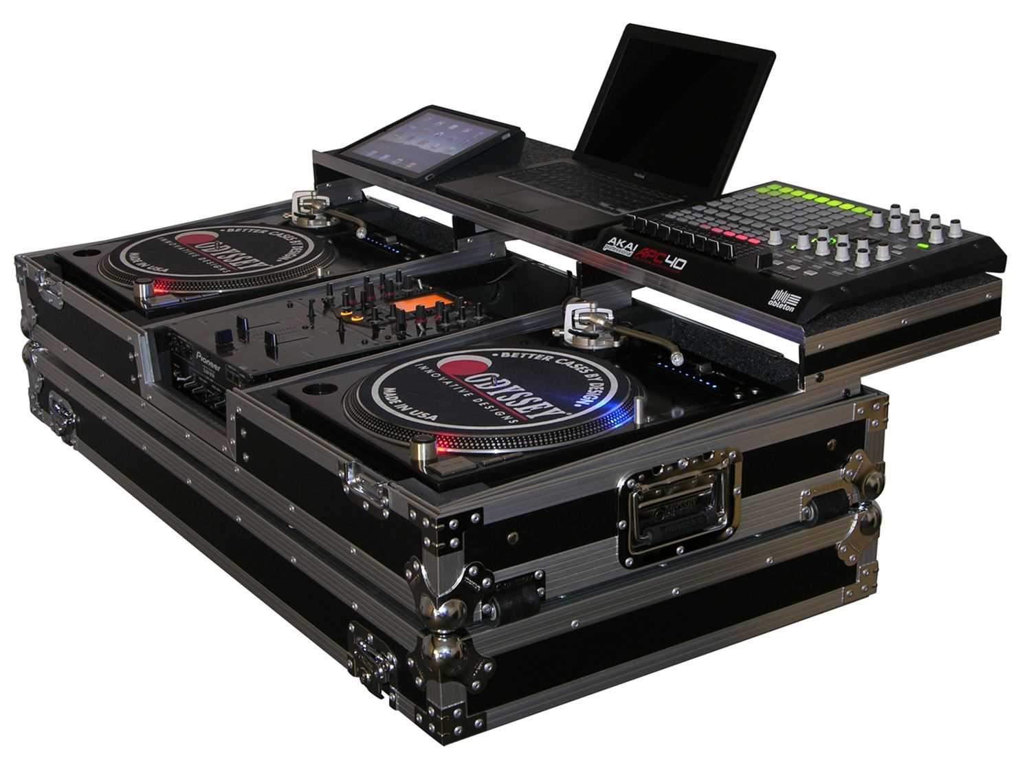 Odyssey FZGSPBM10W Remixer Glide Turntable Case - The Ultimate DJ Companion