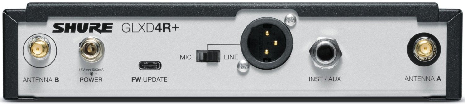 Shure GLXD24R Plus: The Ultimate Vocal System with SM58 Microphone