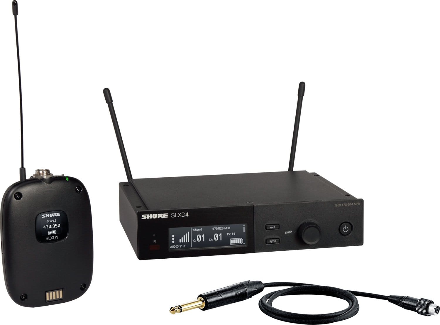 Shure SLXD14-G58 Combo System: Unleash Exceptional Audio Performance