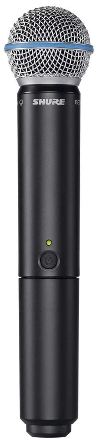 Shure BLX24 Wireless Handheld Mic System with Beta58 - H9: Own the Stage with Ease