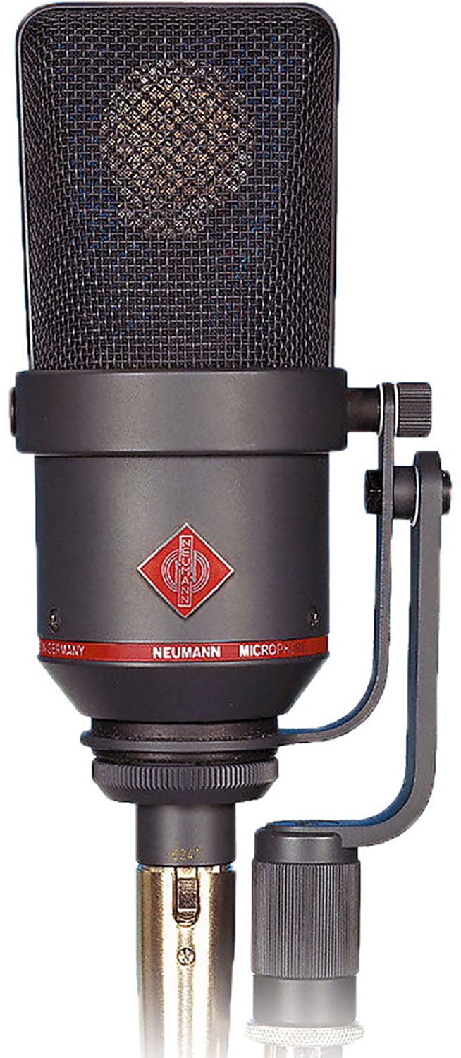 Neumann TLM-170-R-MT K 89 Capsule Multipattern Microphone - Sleek Matte Black with Tilting Side Bracket