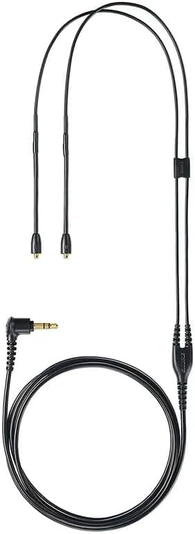 Shure EAC64 64-Inch Detachable Earphone Cable with Sealable Bag - Sleek Black