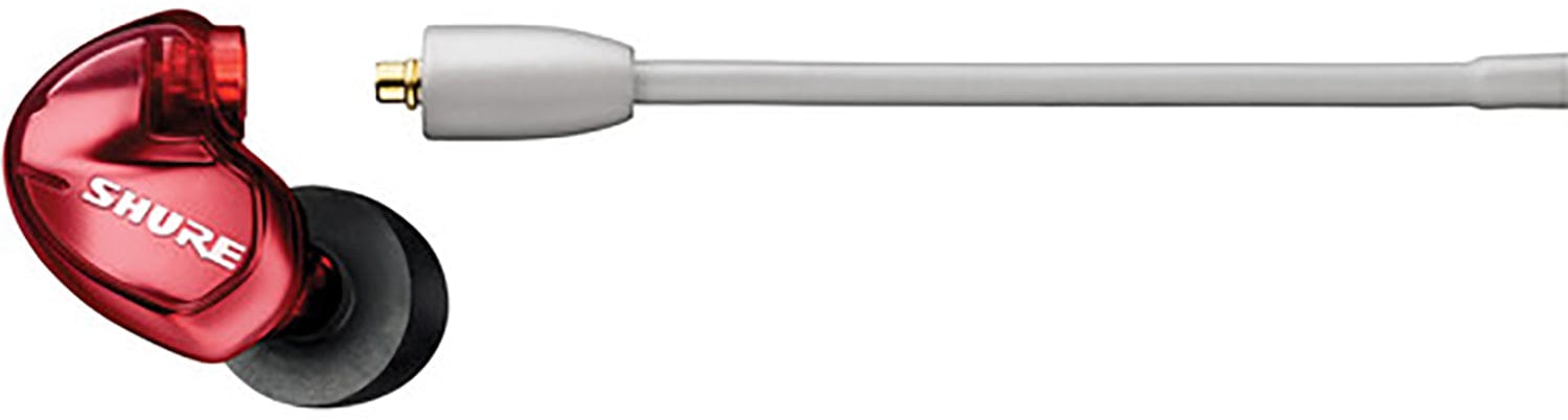 Shure SE535LTD Red In-Ear Monitor Earphones - Immerse in Stunning Sound